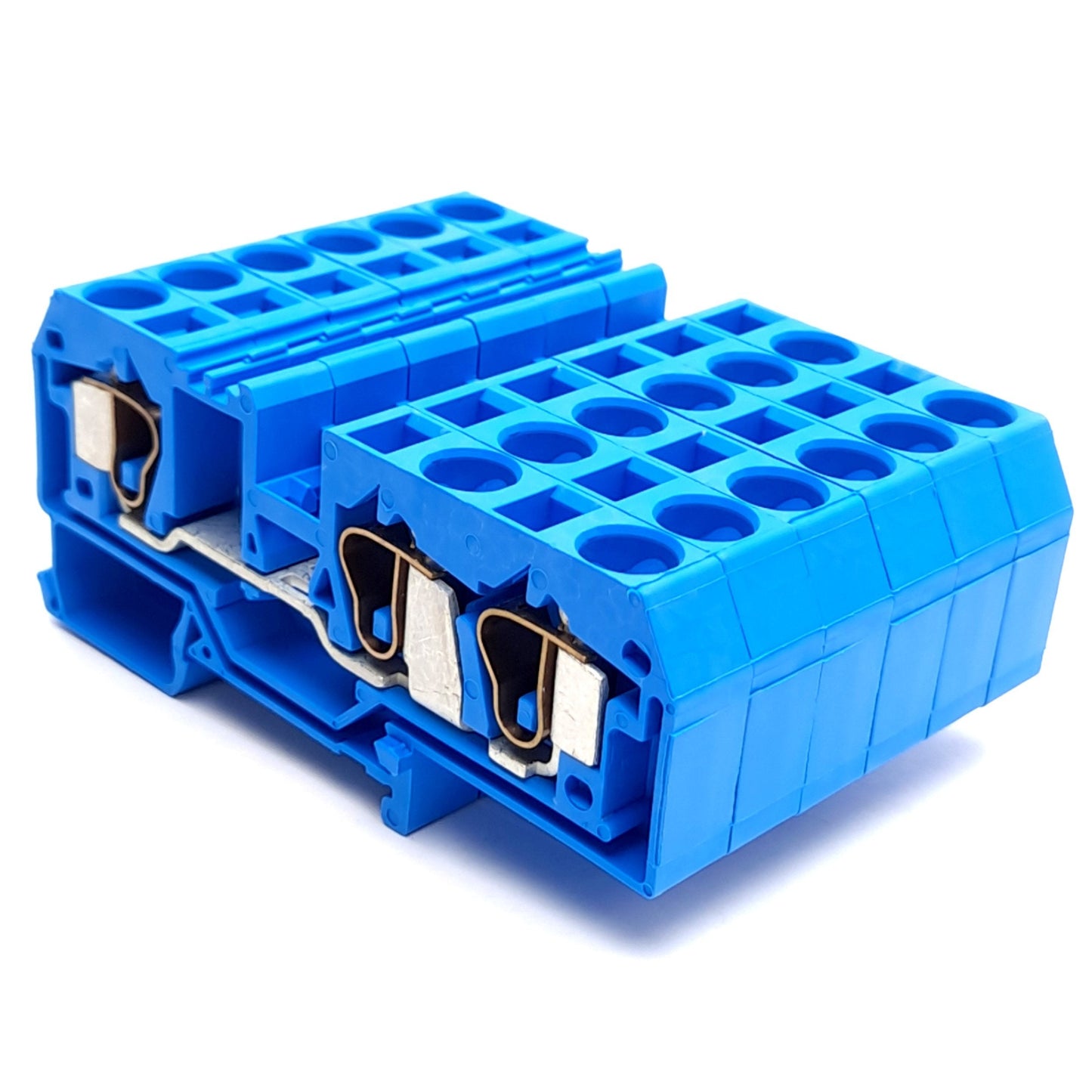 New – Open box Lot of 6 Wago 284-684 3-Conductor Terminal Block, 800V 57A, 1-Level, 1-Potential