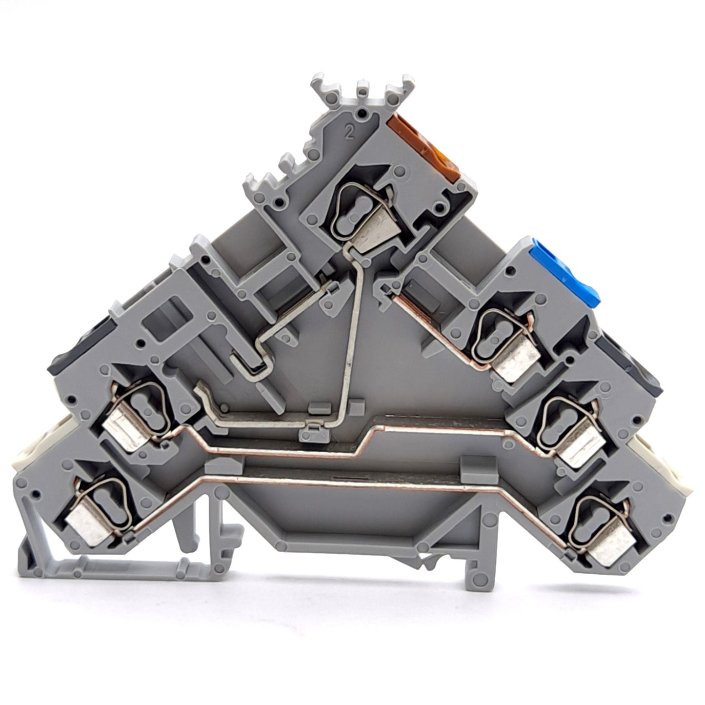New – Open box Lot of 5 Wago 280-588 4-Conductor Terminal Block, 125V 5A, 4-Level, 5-Potentials