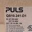 New PULS QS10-241-D1 Power Supply, 100-240VAC/110-300VDC IN, 24-28VDC OUT, DIN Rail