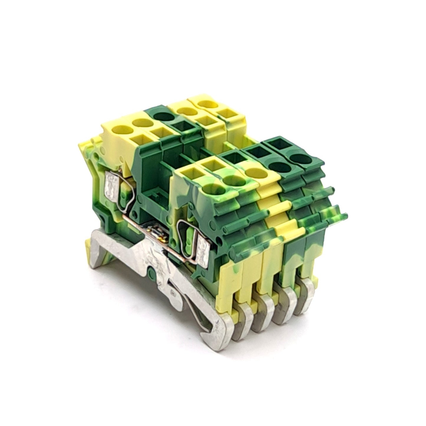 New – Open box Lot of 5 Wago 280-607 2-Conductor Grounding Terminal Block, Cage Clamp, 1-Level