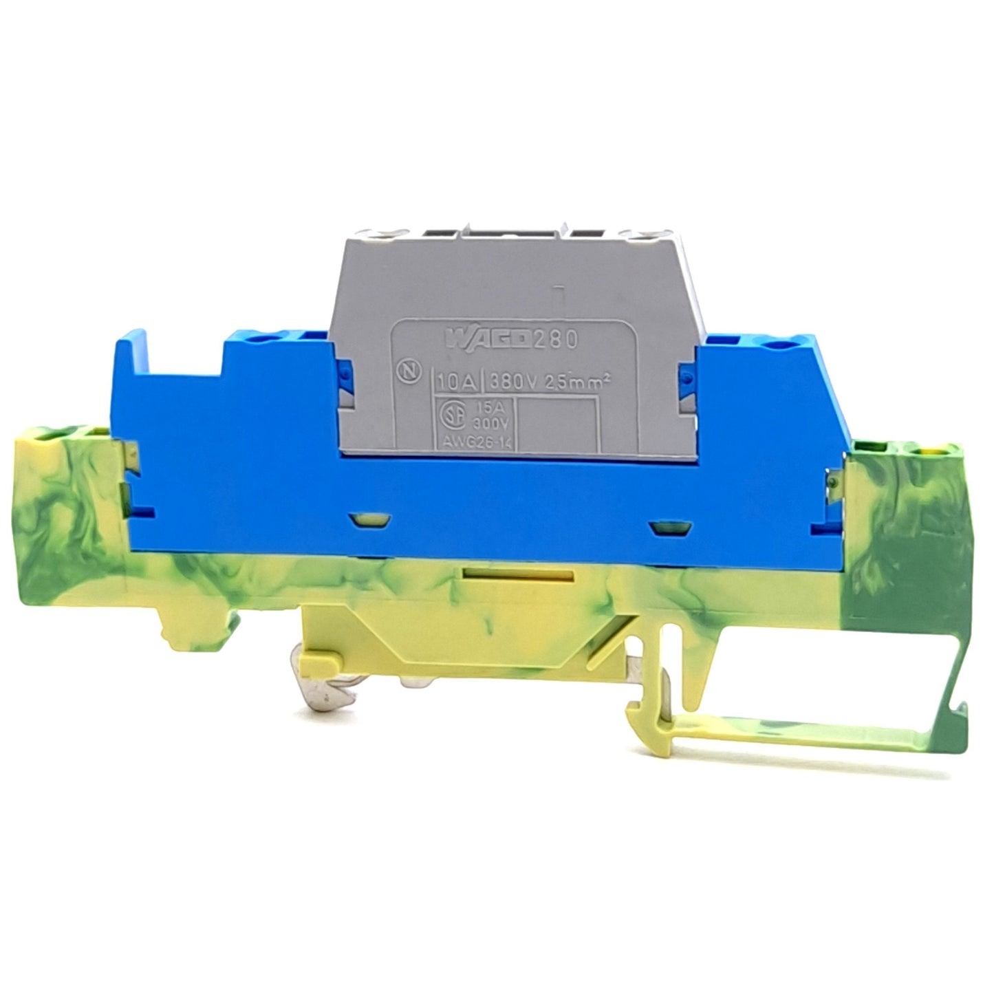 New – Open box Lot of 3 Wago 280-510 Terminal Block, 400V 20A, Cage Clamp, 3-Level, 3-Potential