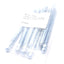 New Lot of 10 80/20 12228 Swivel Foot Threaded Stem 1/2-13 x 6.000"