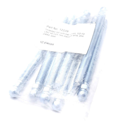 New Lot of 10 80/20 12228 Swivel Foot Threaded Stem 1/2-13 x 6.000"