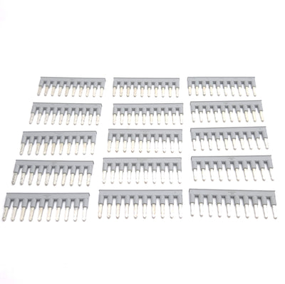 New – Open box Lot of 15 Wago 281-490 Comb-Style Jumper Bar, 10-Position, Insulated, Flat Pins