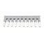 New – Open box Lot of 15 Wago 281-490 Comb-Style Jumper Bar, 10-Position, Insulated, Flat Pins