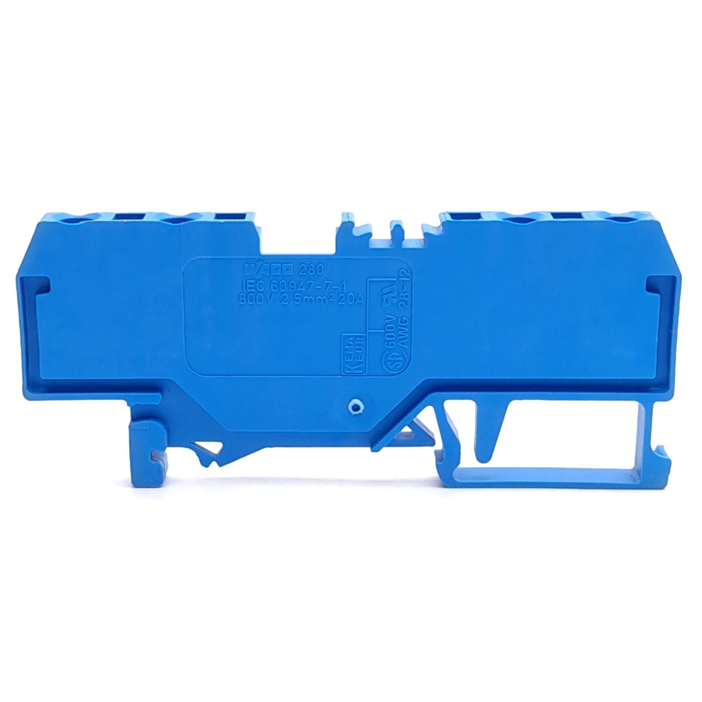 New – Open box Lot of 12 Wago 280-834 4-Conductor Terminal Block, 800V 20A, 1-Level,1-Potential