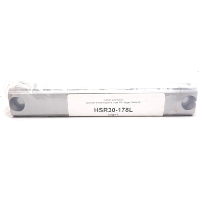 New THK HSR30-178L Linear Guide Rail, 178mm x 28mm x 26mm, 80mm Pitch, Carbon Steel
