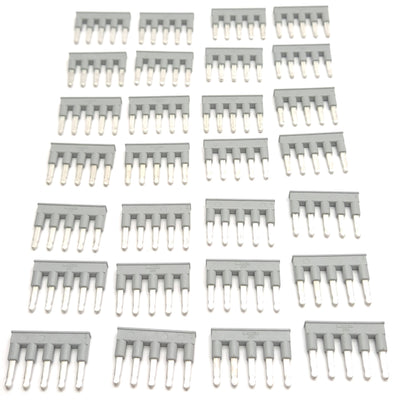 New – Open box Lot of 28 Wago 281-485 Comb-Style Jumper Bar, 5-Position, Insulated, Flat Pins