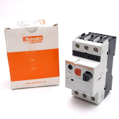 New Lovato SM1P0400 Motor Protection Circuit Breaker, 3 Poles, 1HP, 2.5-4A Range