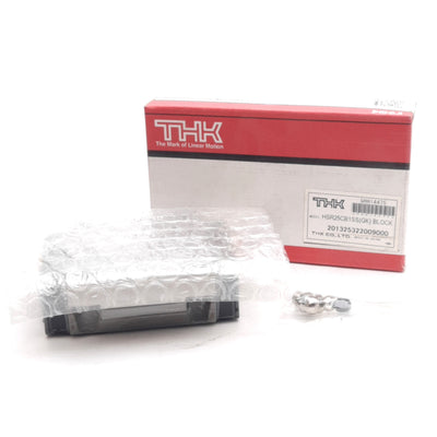 New THK HSR25CB1SS Linear Guide Block, 83.1x70x30.5mm, ø7mm Mounting Holes, 27.6kN