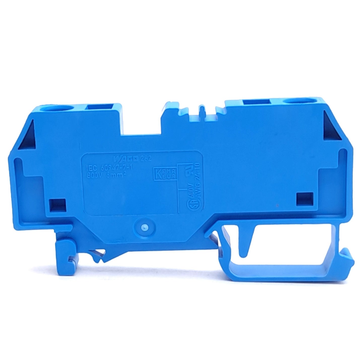 New – Open box Lot of 10 Wago 282-904 2-Conductor Terminal Block, 800V 41A, 1-Level,1-Potential