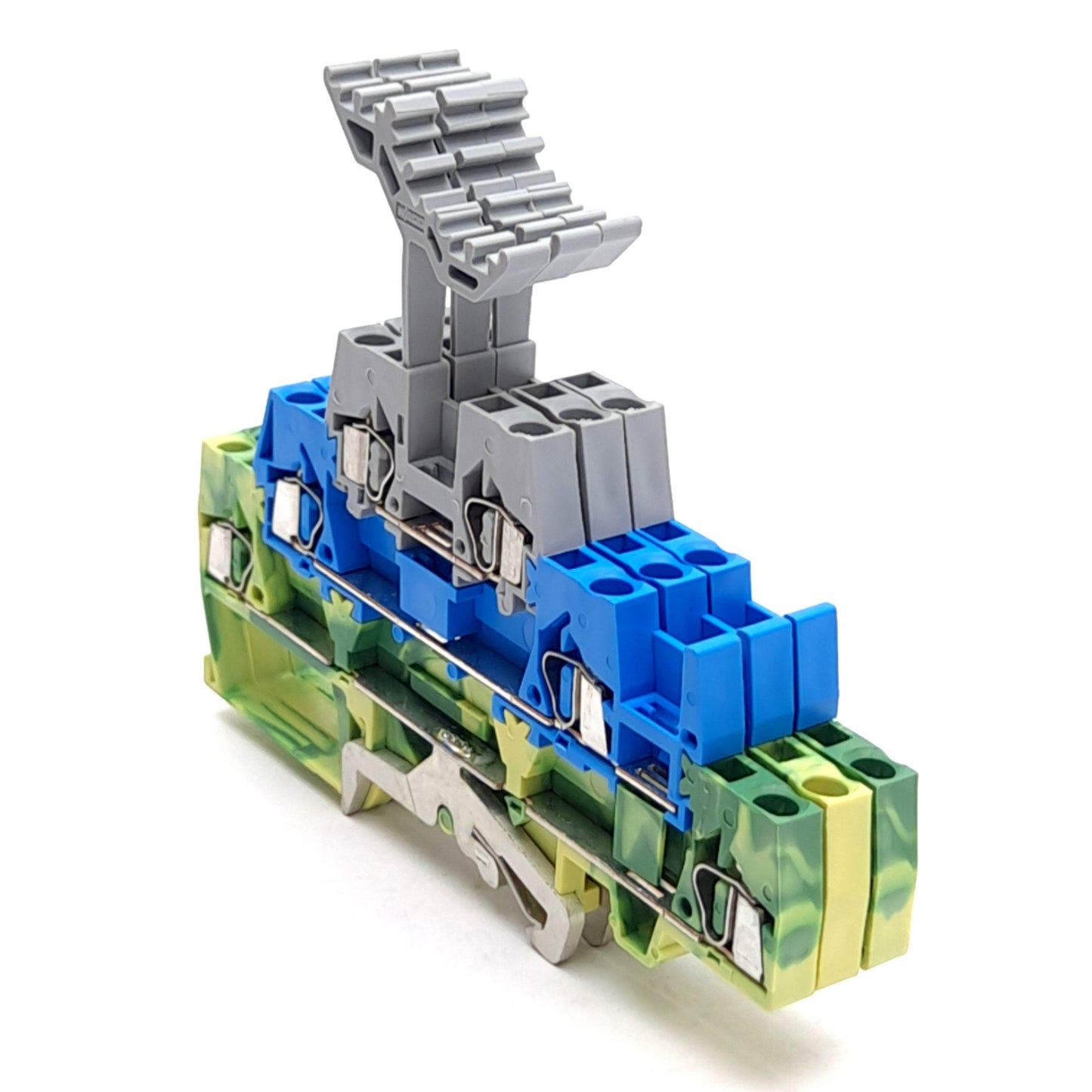 New – Open box Lot of 3 Wago 280-547 Terminal Block, 500V 20A, Cage Clamp, 3-Level, 3-Potential