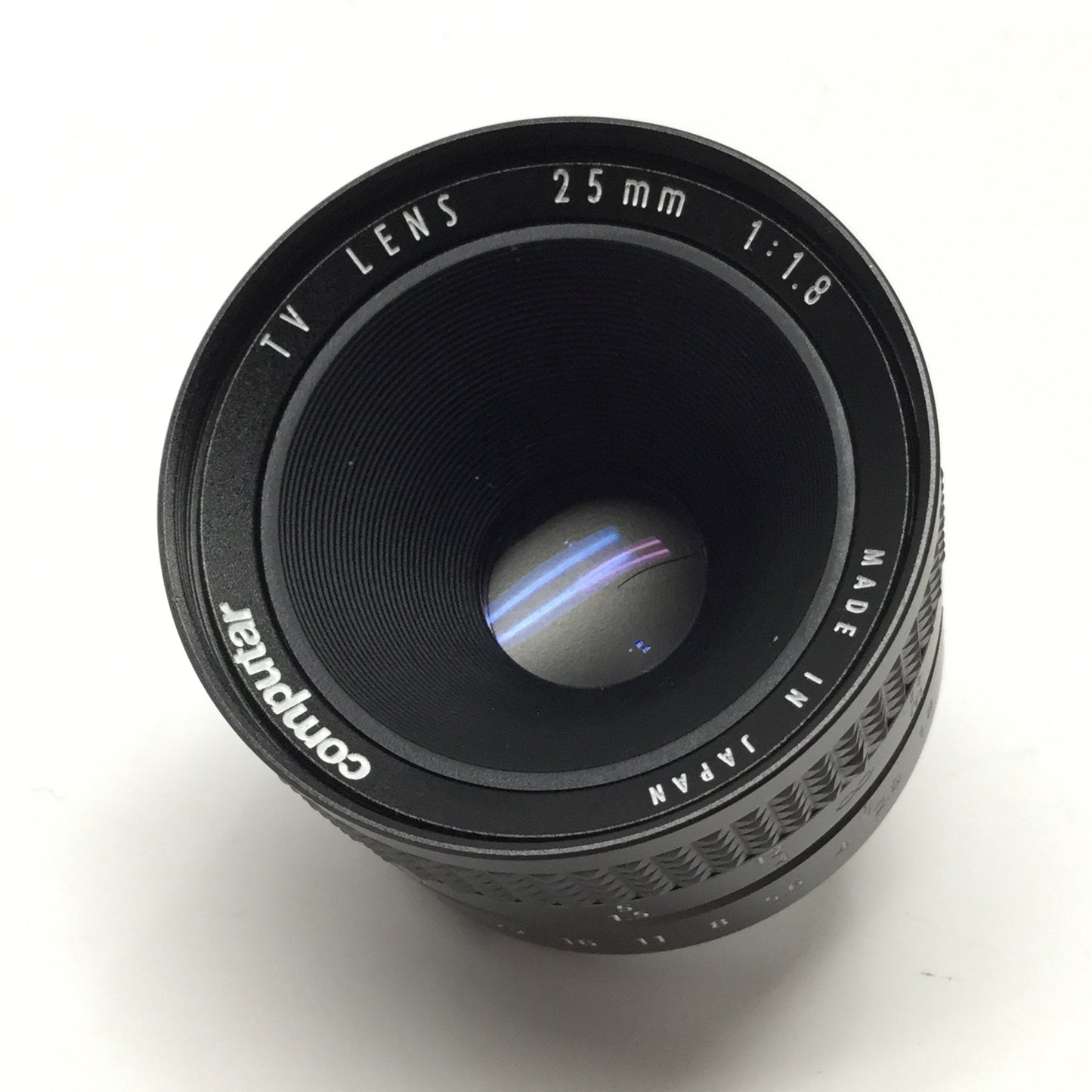 Used Computar Machine Vision Camera TV Lens 25mm Focal Length, F1.8-22C, C-Mount