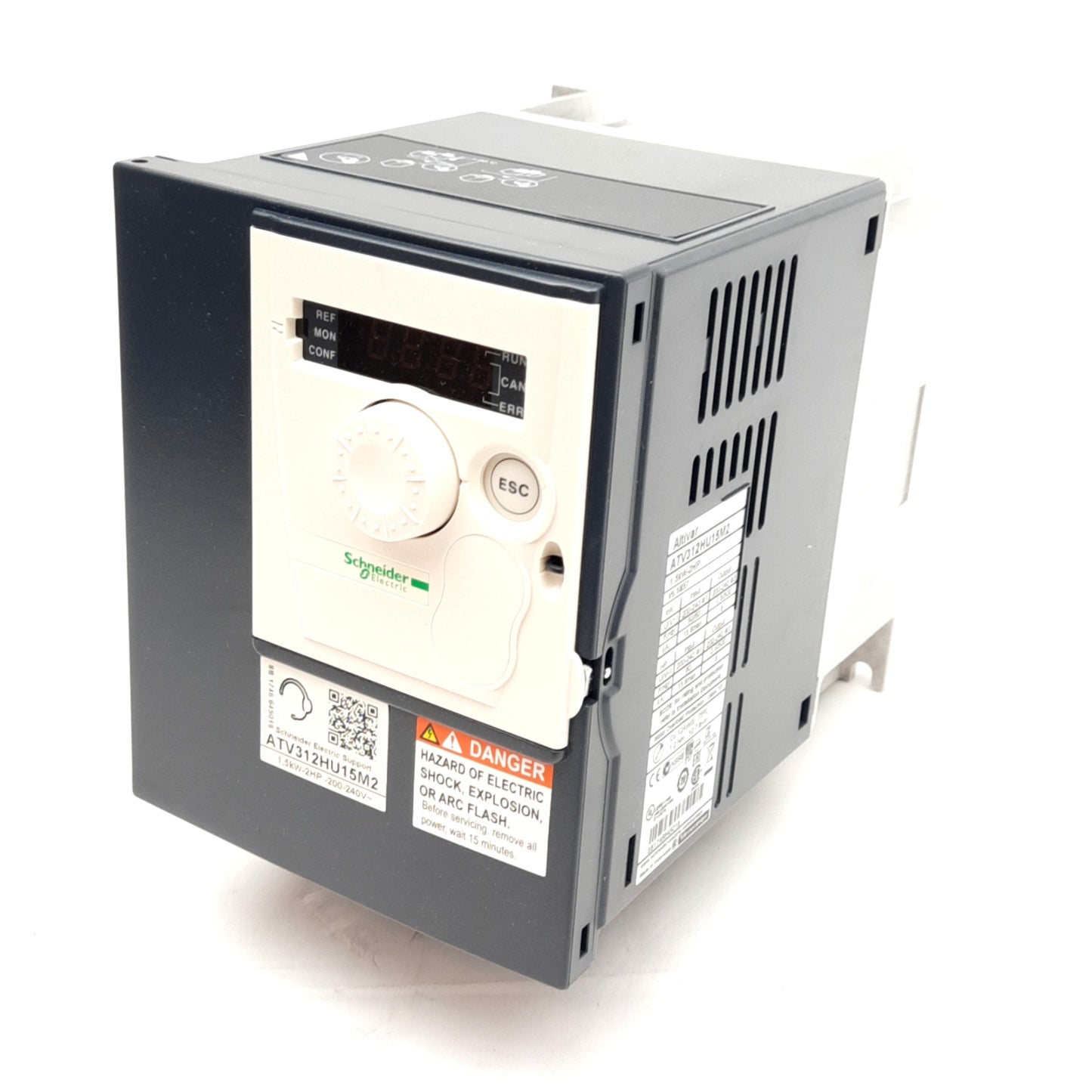 New Schneider Electric ATV312HU15M2 Variable Speed Drive, 200-240VAC, 1.5kW, CANopen