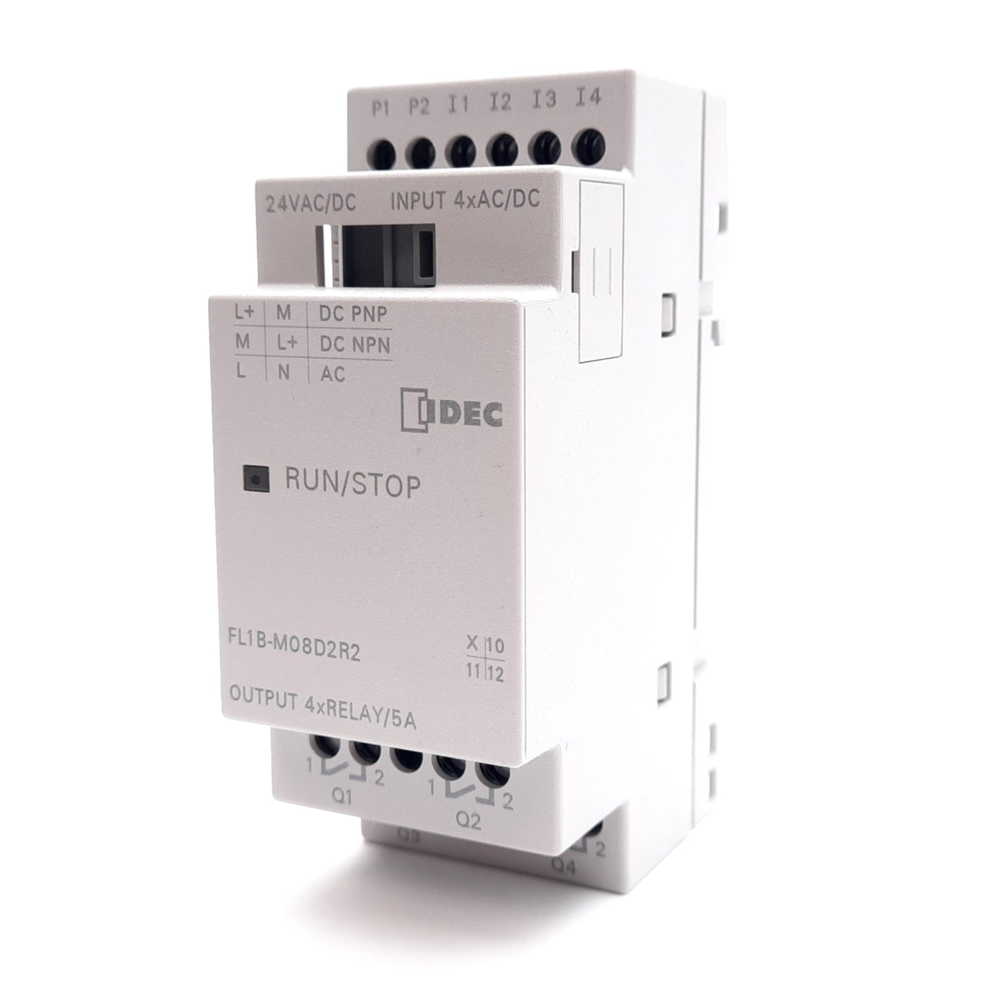 New IDEC FL1B-M08D2R2 SmartRelay Digital Expansion Module, 24VAC/DC, Relay Output