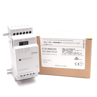 New IDEC FL1B-M08D2R2 SmartRelay Digital Expansion Module, 24VAC/DC, Relay Output