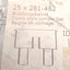 New – Open box Lot of 25 Wago 281-482 Comb-Style Jumper Bar, 2-Position, Insulated, Flat Pins