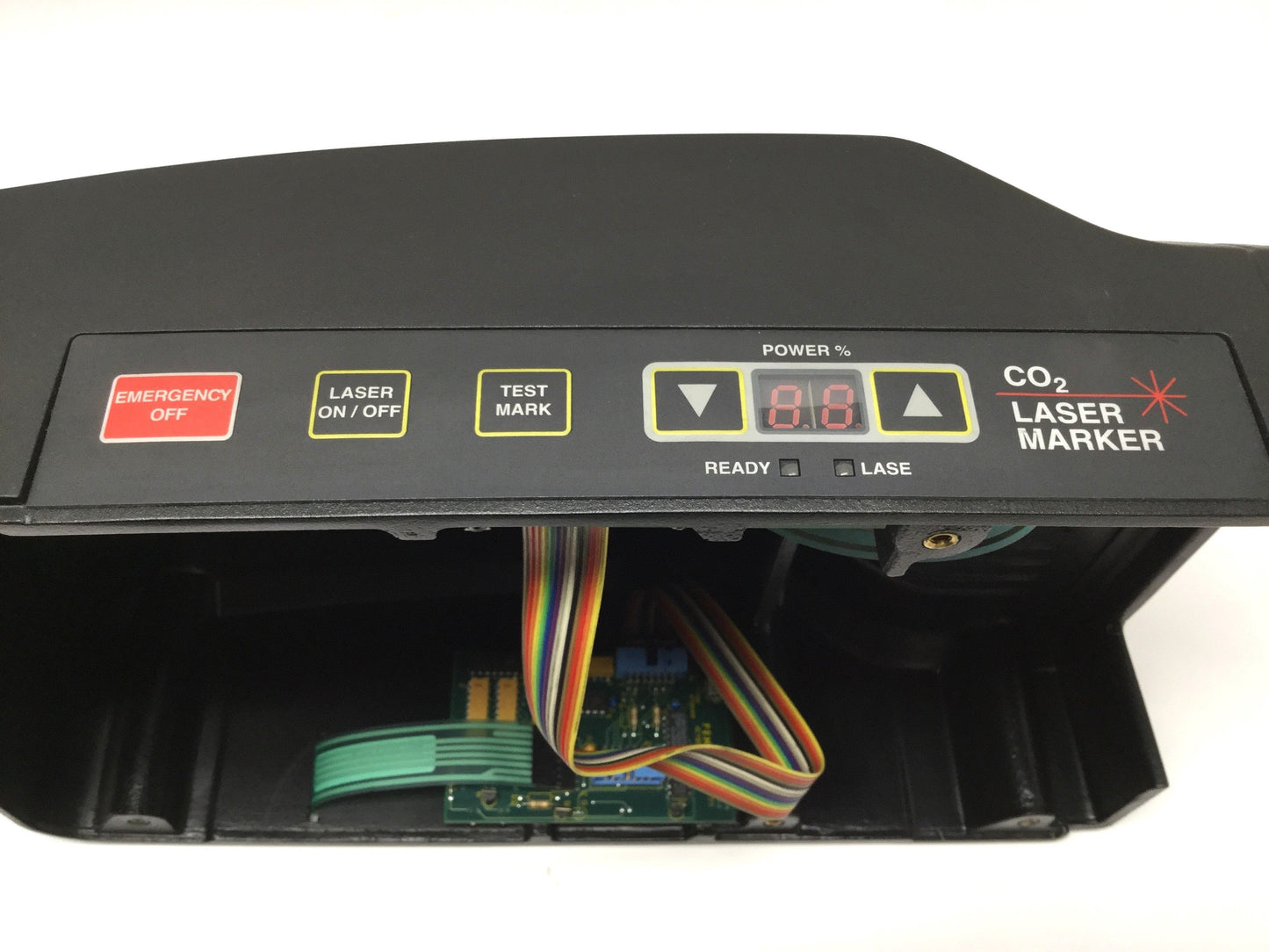 Used Synrad Laser Head Top Cover w/ Side Keypads from Fenix Flyer CO2 Marking System