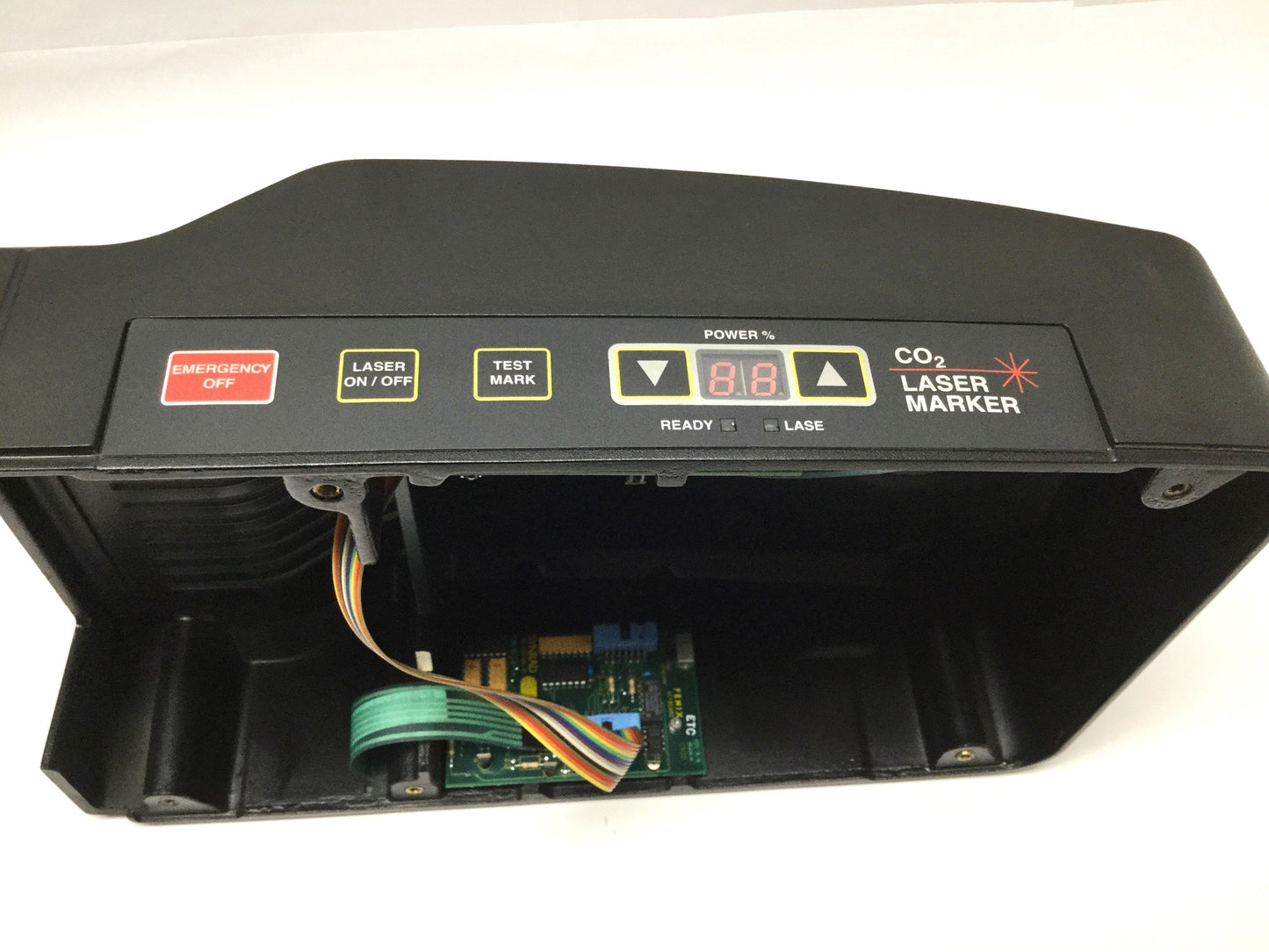 Used Synrad Laser Head Top Cover w/ Side Keypads from Fenix Flyer CO2 Marking System