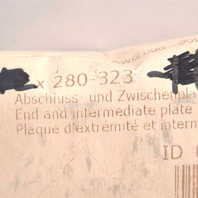 New Lot of 75 Wago 280-323 End & Intermediate Plate for 4-Level Terminal Blocks