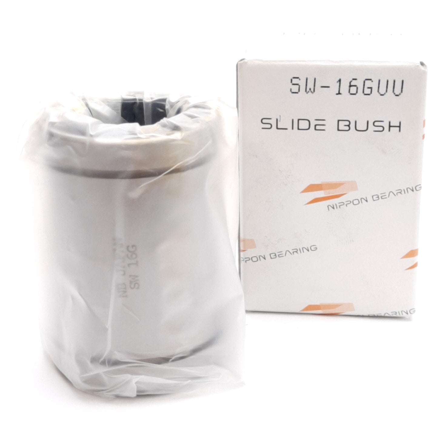 New Nippon Bearing SW16GUU Linear Ball Bushing, ø1in Bore, ø1.5625x2.25in, 220lbf