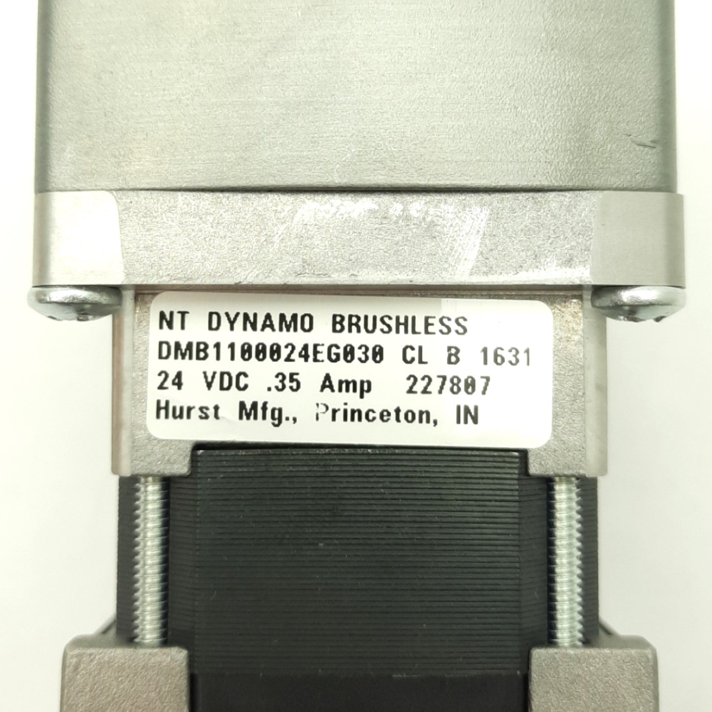 New Hurst Nidec DMB1100024EG030 Gearmotor 100/line Encoder, 24VDC, 9.3RPM, 200 Oz-In