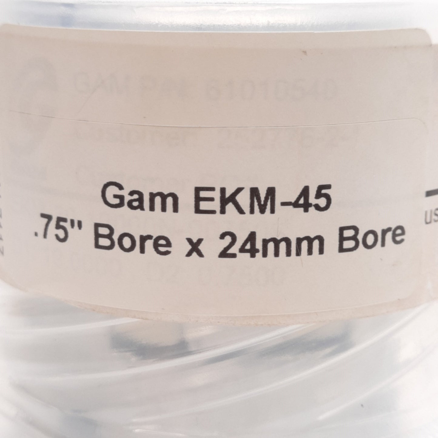 New GAM EKM-45 Elastomer Jaw Coupling, ø50x58mm, ø3/4in & ø24mm Bores, 45Nm Torque