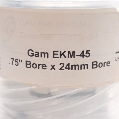 New GAM EKM-45 Elastomer Jaw Coupling, ø50x58mm, ø3/4in & ø24mm Bores, 45Nm Torque