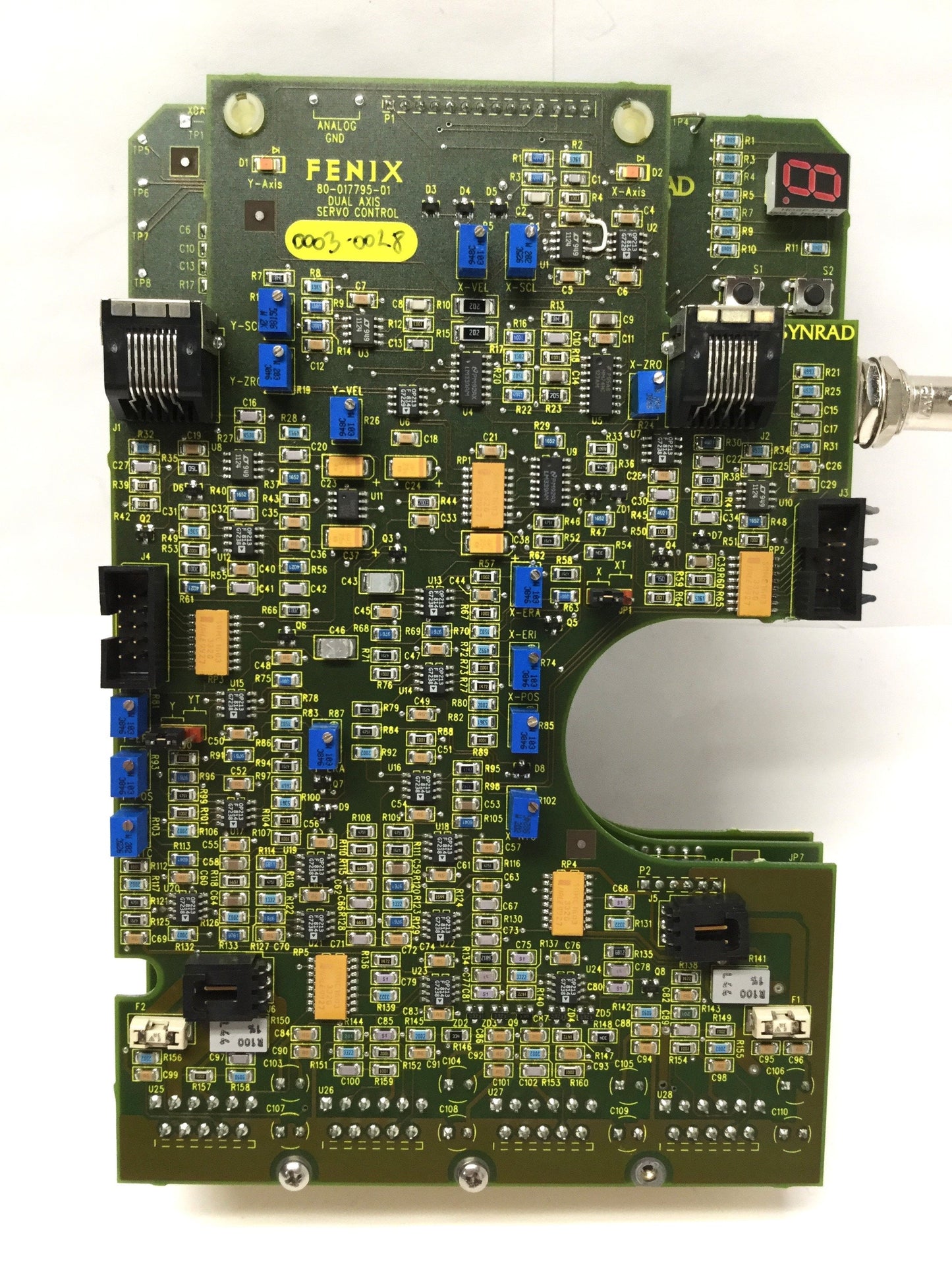 Used Synrad Fenix CO2 Laser Marker Power Supply & Dual Axis Servo Control Board