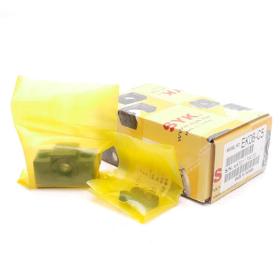 New SYK EK06-C5 Ball Screw Support Unit, ø6mm Bore, 40x25x20mm, 50gf-cm Max Torque