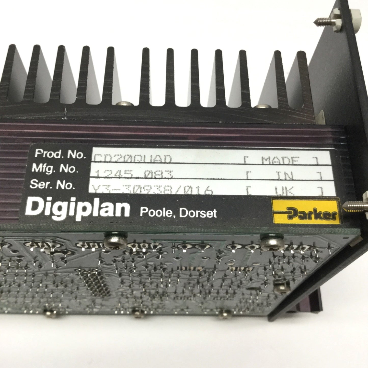 Used Parker CD20 Compumotor Digiplan Stepping Motor Drive CC Rack Mount Module 2-4A