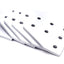 New Lot of 5 80/20 25-4155 Aluminum Tee Flat Plate Anodize 25 Series 8 Hole