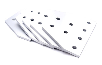 New Lot of 5 80/20 25-4155 Aluminum Tee Flat Plate Anodize 25 Series 8 Hole