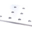 New Lot of 5 80/20 25-4155 Aluminum Tee Flat Plate Anodize 25 Series 8 Hole