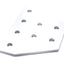 New Lot of 5 80/20 25-4155 Aluminum Tee Flat Plate Anodize 25 Series 8 Hole