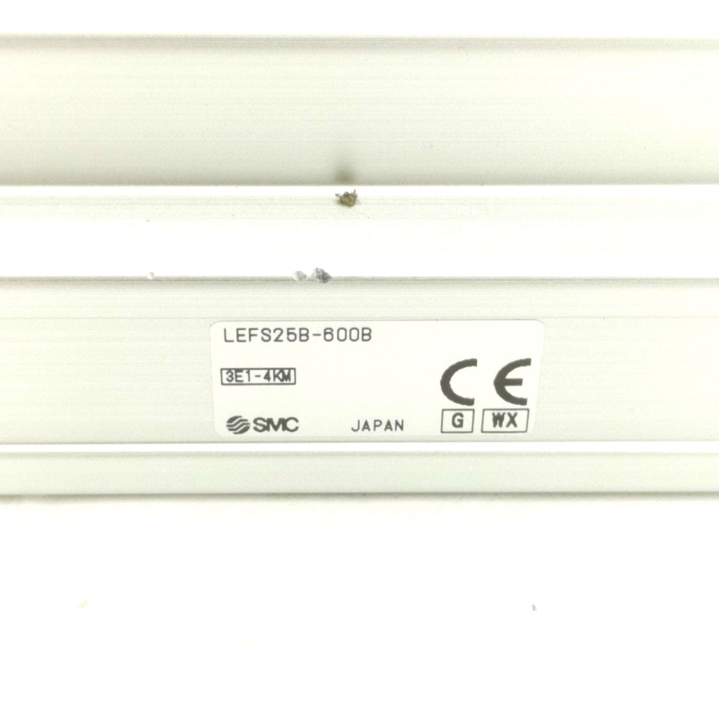 Used SMC LEFS25B-600B Electric Ball Screw Actuator, 600mm Stroke 24VDC Step w/ Brake