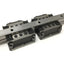 Used IKO LWA 15 Adjustable Preload Linear Ball Bearing Carriages (x2) on 865mm Rail