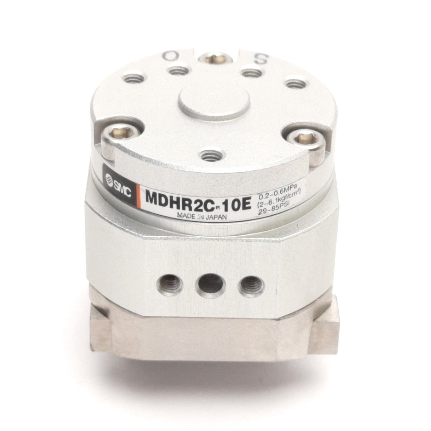Used SMC MDHR2C-10E Rotary Gripper 6mm Stroke, 12N Grip, M3 Ports, 0.2-0.6MPa