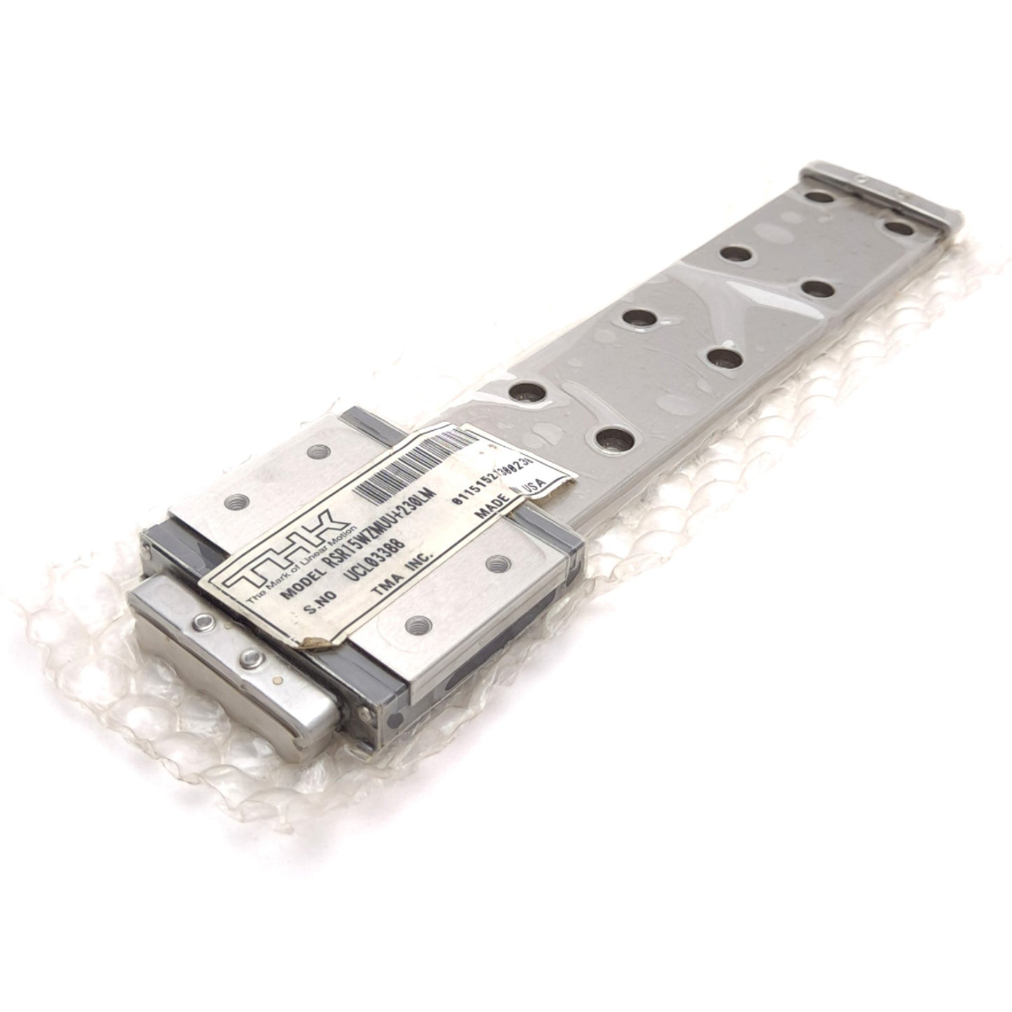 New THK RSR15WZMUU+230LM Linear Ball Bearing Block Carriage Slide on 230mm Rail