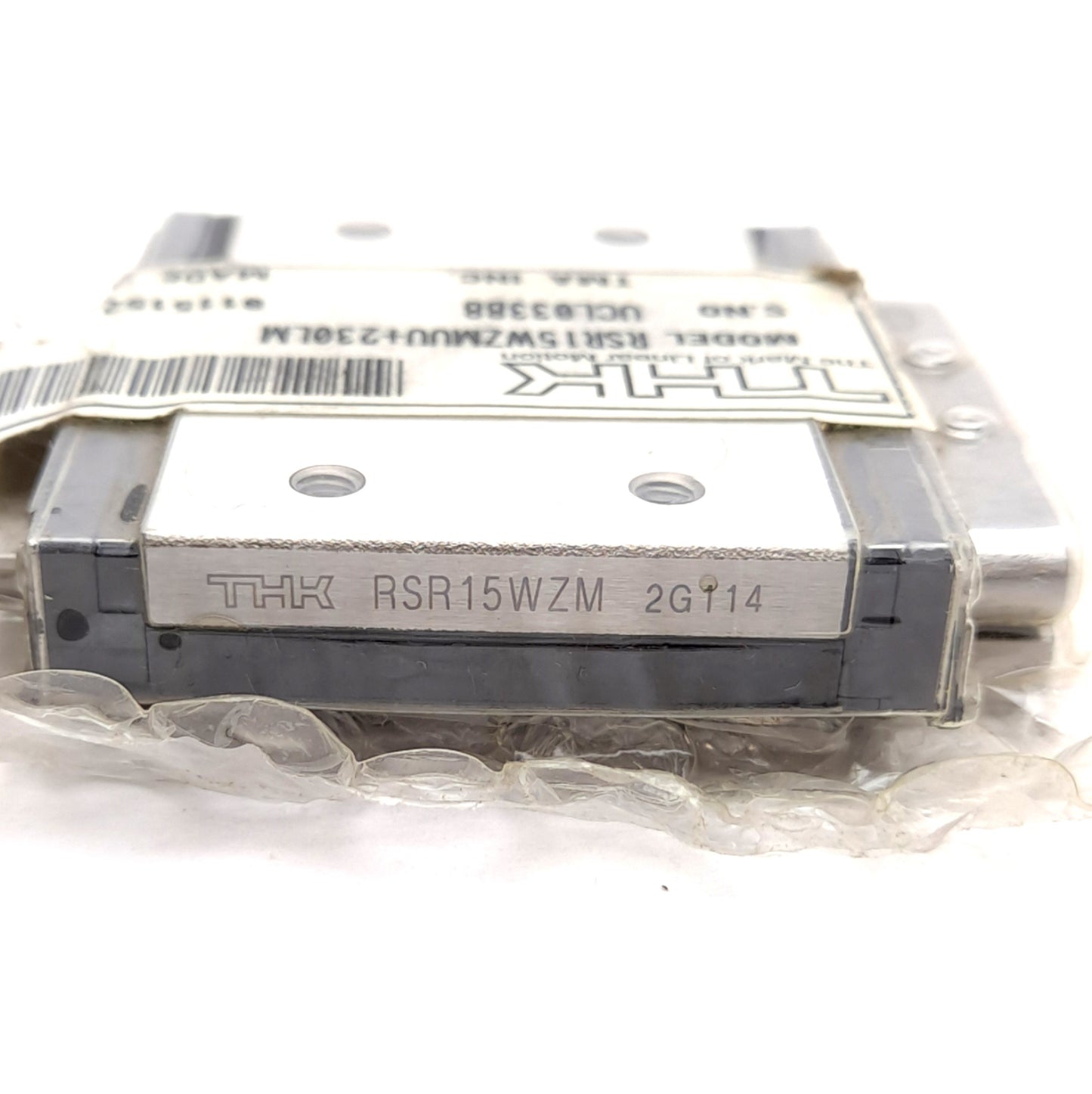 New THK RSR15WZMUU+230LM Linear Ball Bearing Block Carriage Slide on 230mm Rail