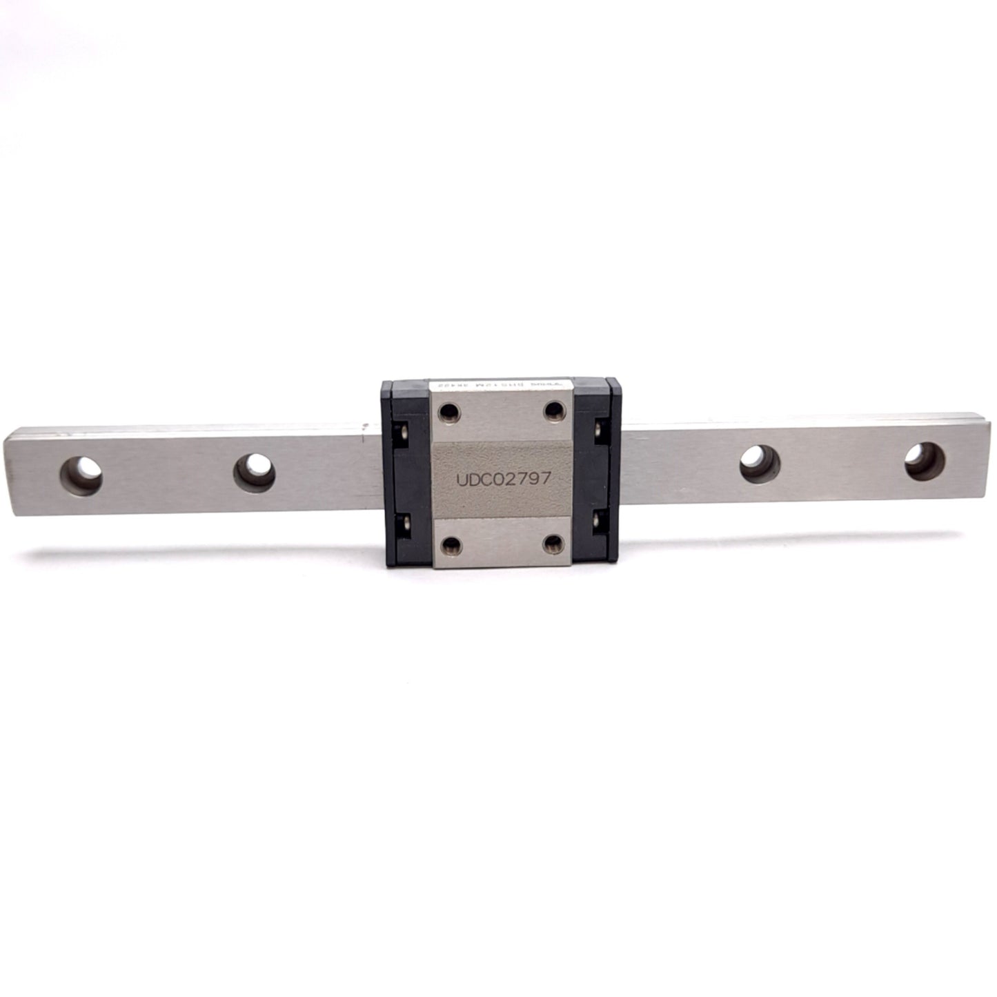 Used THK SRS12MUU+145LM Mini Linear Guide Assembly, 34.4x27mm Carriage, 145mm Rail