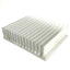 Used Extruded Aluminum Heat Sink, 3 Fins Per Inch, 6.5"L x 5"W x 1.6"H, 8-32 Threads
