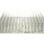 Used Extruded Aluminum Heat Sink, 3 Fins Per Inch, 6.5"L x 5"W x 1.6"H, 8-32 Threads