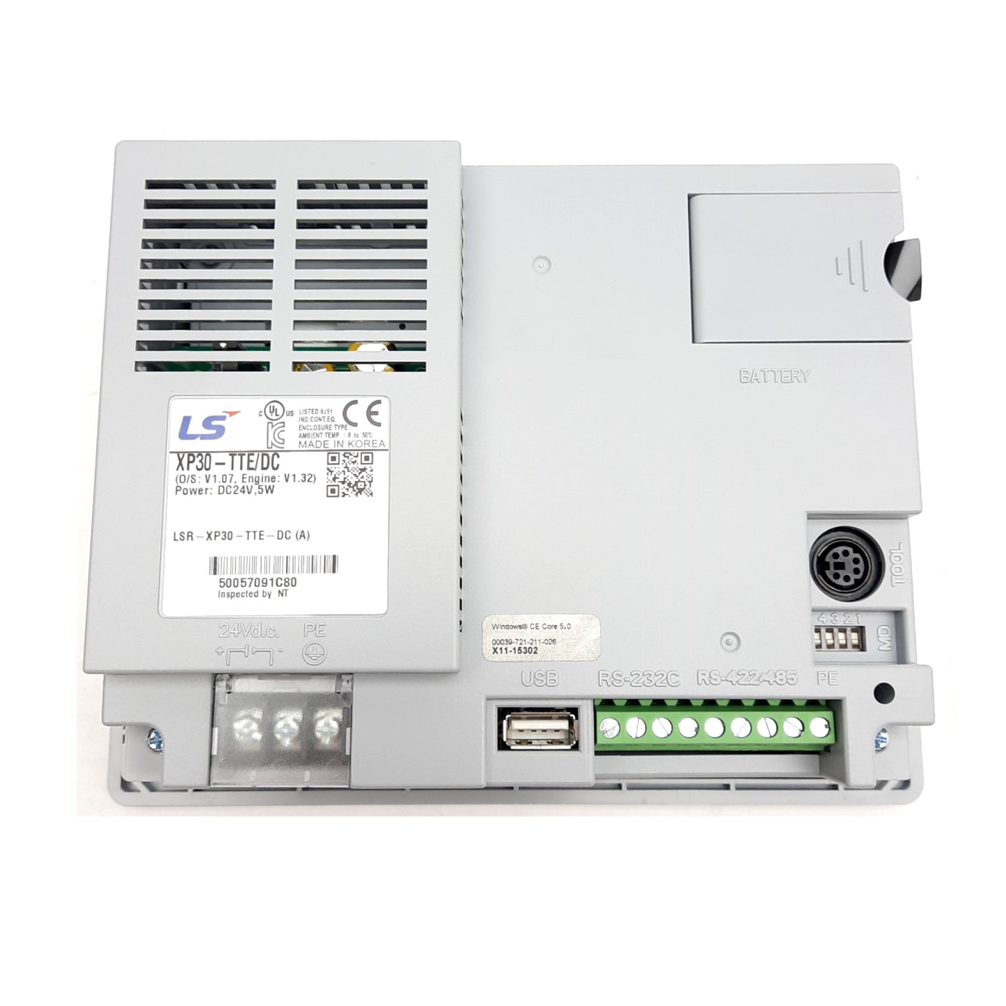 New LS XP30-TTE/DC XGT HMI Panel, 5.7in TFT LCD Display, 320x240 Pixels, 24VDC