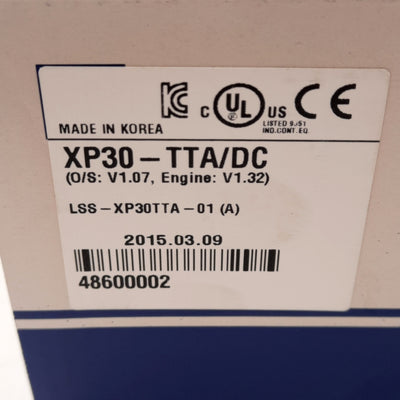 New LS XP30-TTA/DC XGT HMI Panel, 5.7in TFT LCD Display, 320x240 Pixels, 24VDC