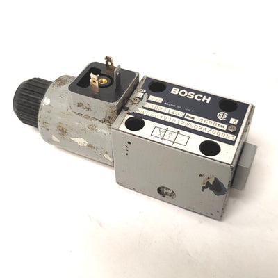 Used Bosch Rexroth 9810231438 Hydraulic Valve 4600psi 24VDC Coil 2-Position 3-Way