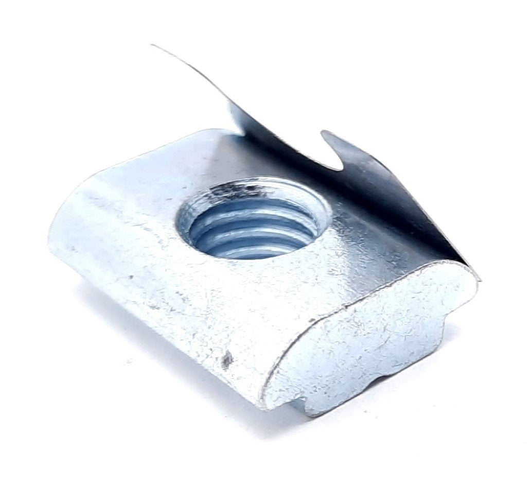 New Lot of 35 80/20 13063 Short Self-Aligning Roll-in T-Nut w/Spring Leaf M8 45 Ser