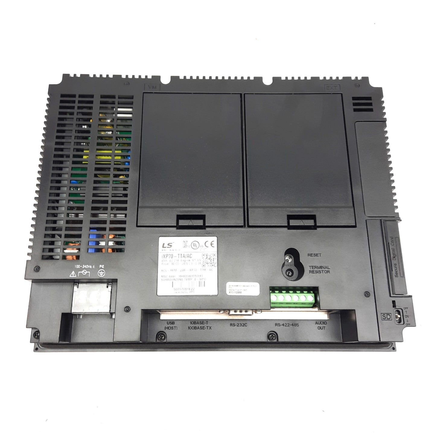 New LS iXP70-TTA/AC XGT HMI Panel, 10.4in TFT LCD Display, 800x600Pixels, 100-240VAC