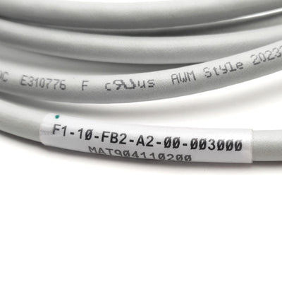 New – Open box Kollmorgen F1-10-FB2-A2-00-003000 ADK/AKM Resolver Feedback Cable, 3m Length