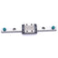 Used THK SRS9MUU+115LM Mini Linear Guide Assembly, 30.8x20mm Carriage, 115x9mm Rail